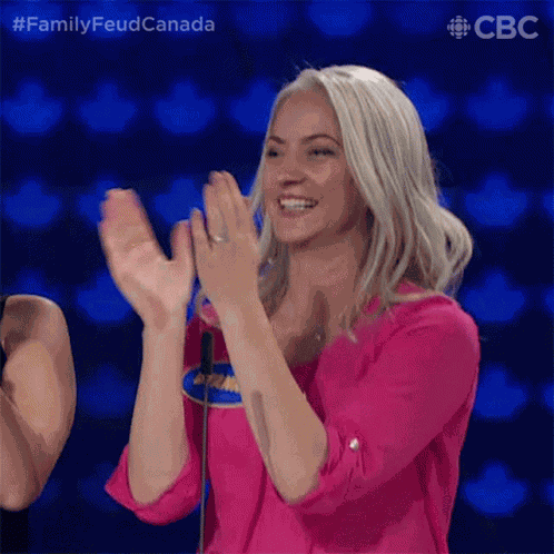 Clapping Family Feud Canada GIF