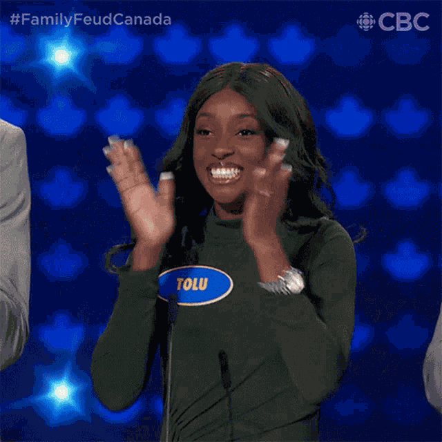Clapping Family Feud Canada GIF