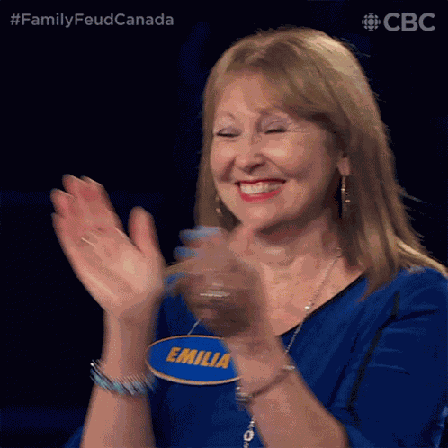Clapping Family Feud Canada GIF