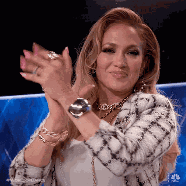 Clapping Jennifer Lopez GIF