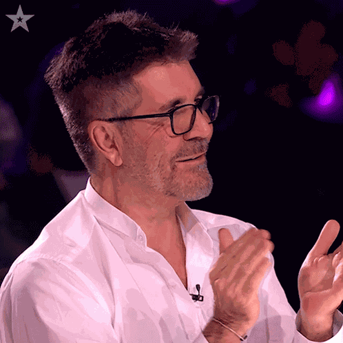 Clapping My Hands Simon Cowell GIF