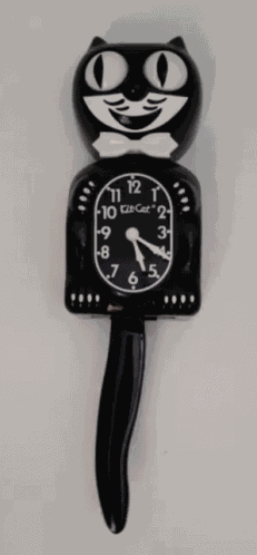 Clock Cat GIF