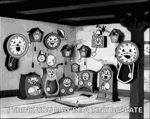 Clocks Ticking Time Stops For No One GIF