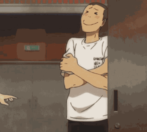 Closing Door Haikyu GIF