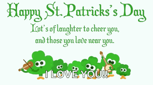 Cloverleaf Happystpatricksday GIF