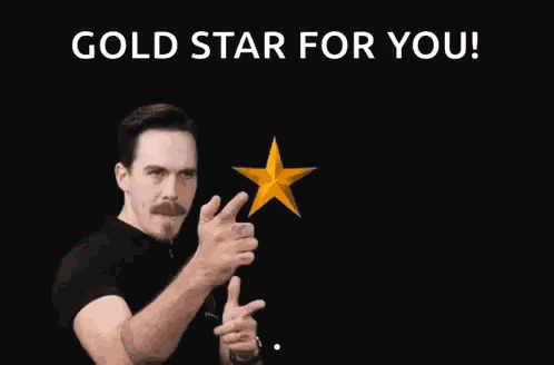Coach Josh Wood Gold Star GIF