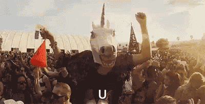 Coachella Unicorn GIF