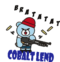 Cobaltlend Cute Bear Sticker
