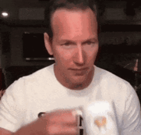 Coffee Patrick Wilson GIF