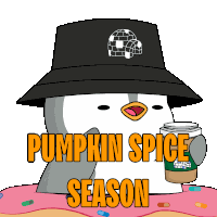 Coffee Pumpkin Sticker