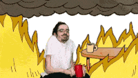 Coffee Ricky Berwick Sticker