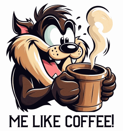 Coffee Taz Meme