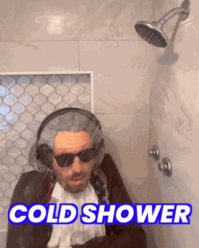 Cold Shower Benjammins GIF