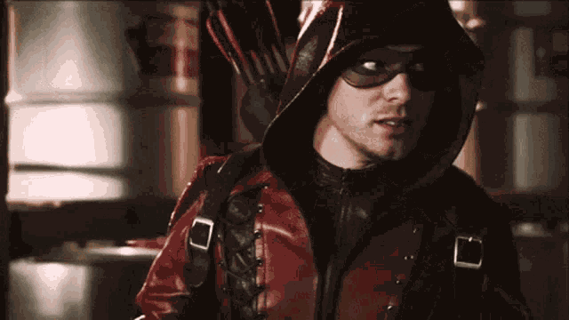 Colton Haynes Roy Harper GIF