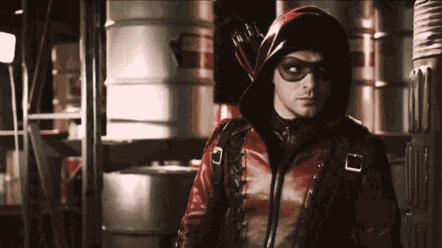 Colton Haynes Roy Harper GIF