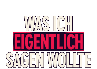 Comedy Central Was Ich Eigentlich Sagen Wollte Sticker