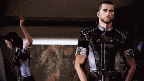 Commander Shepard Dancing Mass Effect Dancing GIF