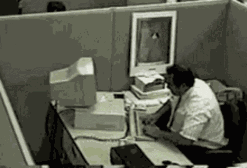 Computer Rage GIF