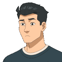 Confused Mark Grayson Sticker