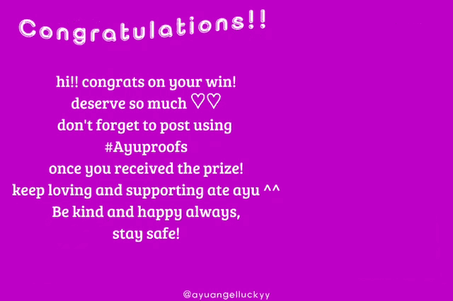 Congrats Ayuminati Ayuminati GIF