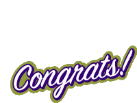 Congratulations Congrats Sticker