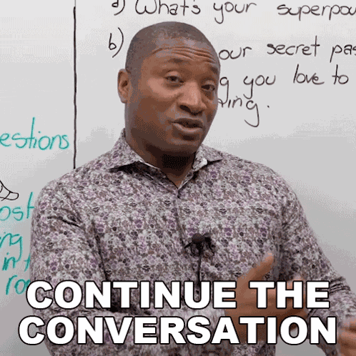 Continue The Conversation James GIF