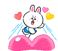 Cony Hearts Sticker