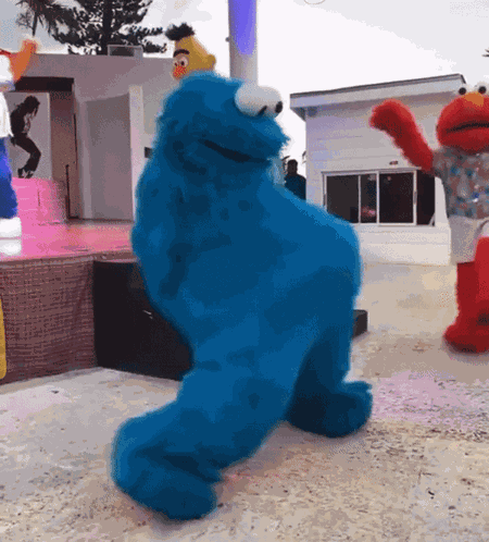 Cookie Monster Sesame Street GIF