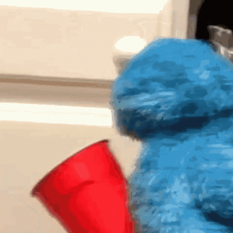 Cookiemonster Drunk GIF
