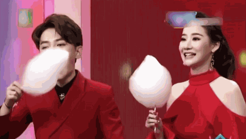 Cotton Candy Cotton Candy Eating GIF