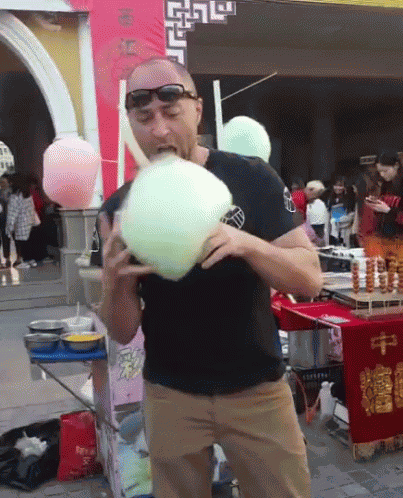 Cotton Candy Devour GIF