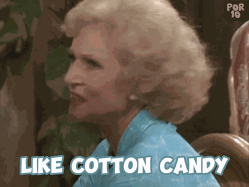 Cotton Candy Golden Girls GIF