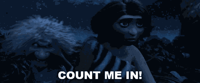 Count Me In Gran GIF