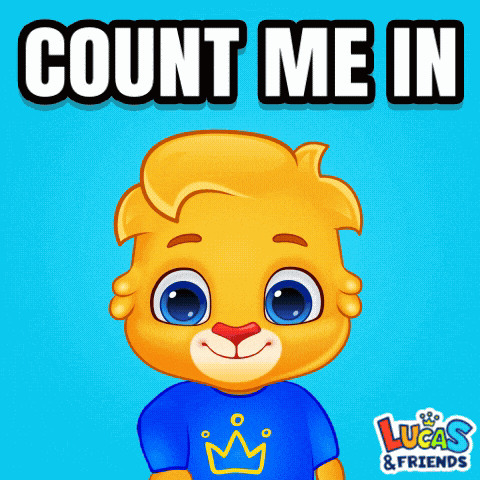 Count Me In Lets Go GIF