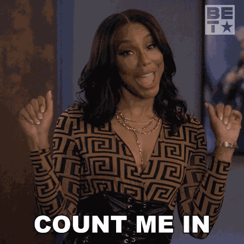 Count Me In Sasha GIF