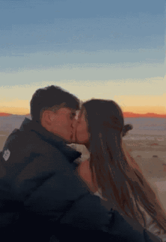 Couple Kiss In Love GIF