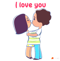 Couples I Love You Sticker