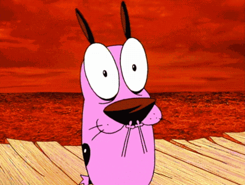 Courage The Cowardly Dog Screaming GIF