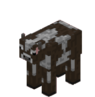 Cow Minecraft Sticker