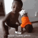 Crank Turn Up Baby Dance GIF