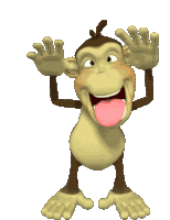 Crazy Crazymonkey Sticker