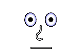 Crazy Eyes Sad Face Sticker