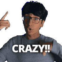 Crazy Insane Sticker