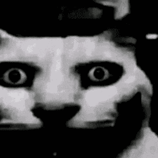 Creepy Cat GIF