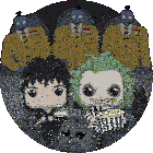 Creepy Theater Beetlejuice Beetlejuice Sticker