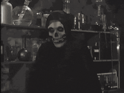 Crimson Ghost Skull GIF
