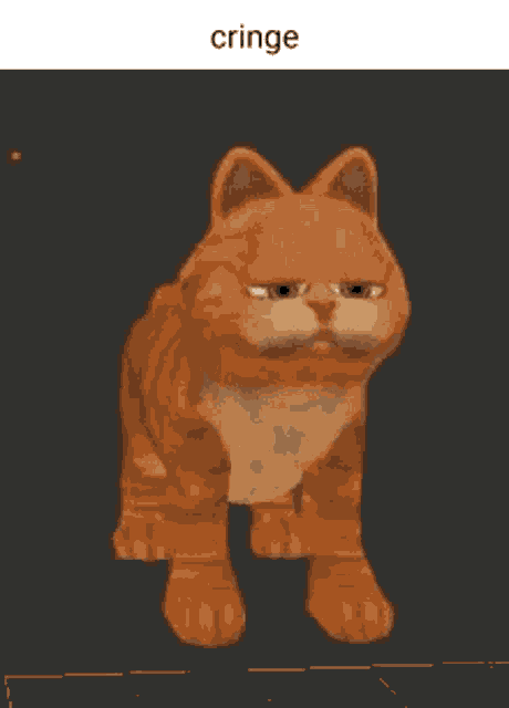 Cringe Garfield GIF