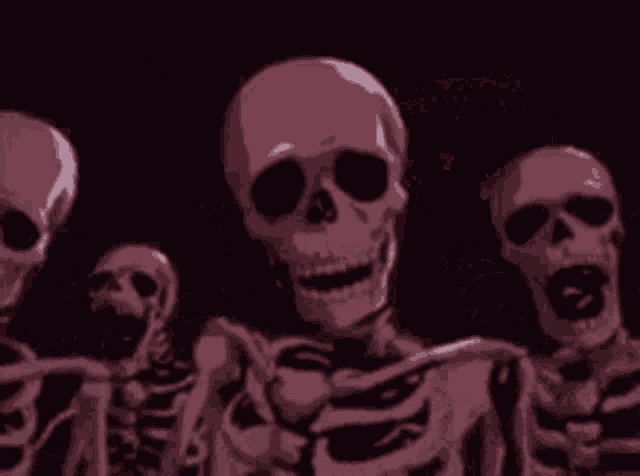 Cringe Skeleton GIF