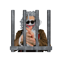 Crook Evil Clown Sticker