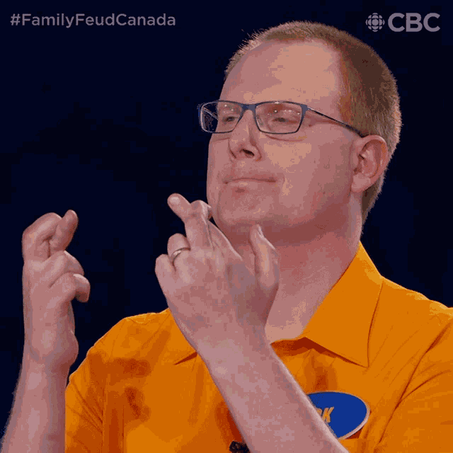 Crossed Fingers Family Feud Canada GIF